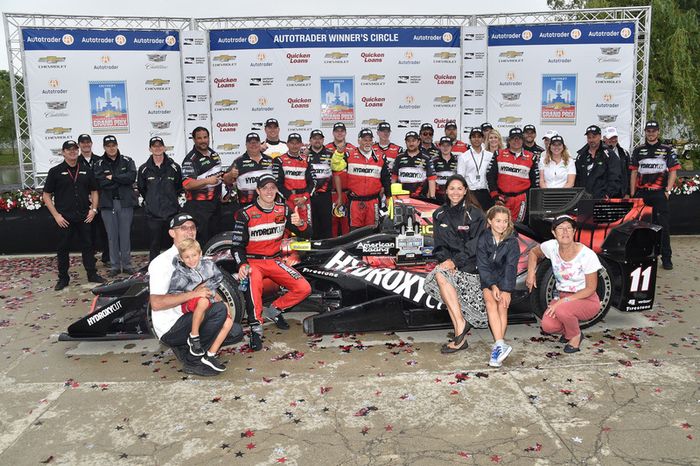 Ganador de la carrera Sébastien Bourdais, KV Racing Technology Chevrolet