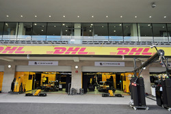 Renault Sport F1 Team pit garages