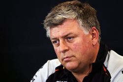 Otmar Szafnauer, Sahara Force India F1 Chief Operating Officer in the press conference