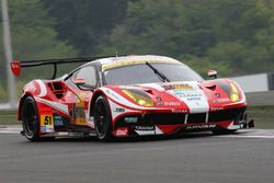 #51 LM corsa Ferrari 488 GT3: Akihiro Tsuzuki, Morio Nitta