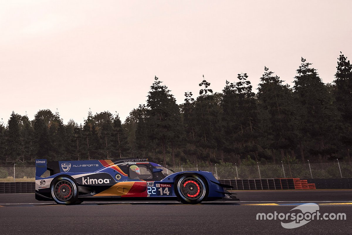 #14 FA/RB Allinsports Oreca 07 LMP2: Fernando Alonso, Rubens Barrichello, Olli Pahkala, Jarl Teien