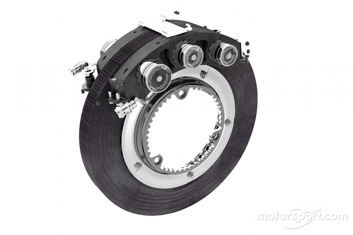 Dettaglio pistoni freno Brembo F1