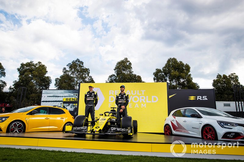 Esteban Ocon, Renault F1 e Daniel Ricciardo, Renault F1 con la Renault F1 Team R.S.20