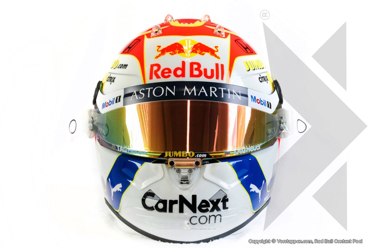 Casco de Max Verstappen, Red Bull Racing