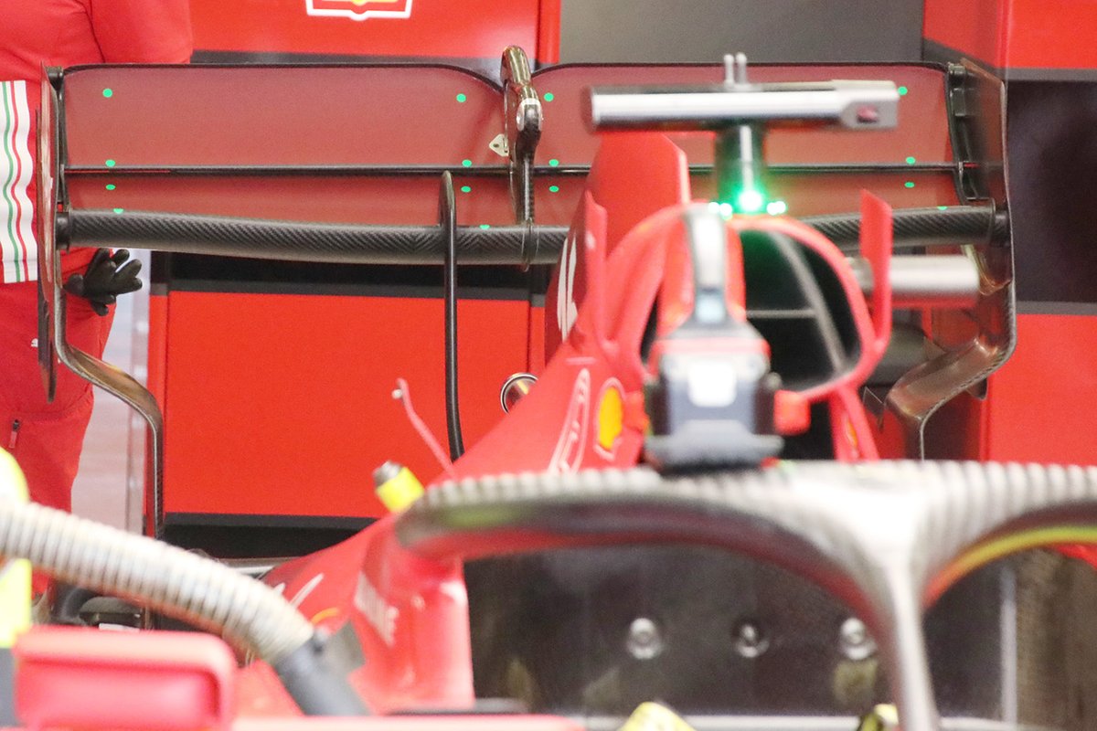 Ferrari SF21 rear wing detail