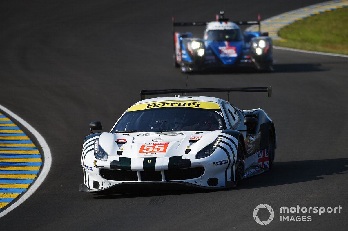#55 Spirit Of Race Ferrari 488 GTE EVO LMGTE Am of Duncan Cameron, David Perel, Matthew Griffin