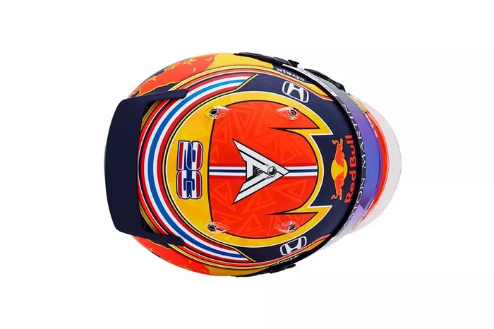 El casco de Alexander Albon para 2020