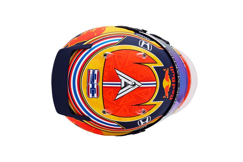 El casco de Alexander Albon para 2020