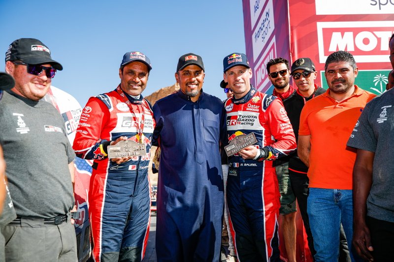 #300 Toyota Gazoo Racing: Nasser Al-Attiyah, Matthieu Baumel