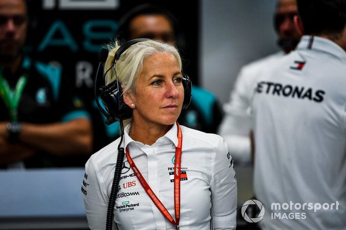 Angela Cullen, Physio for Lewis Hamilton 