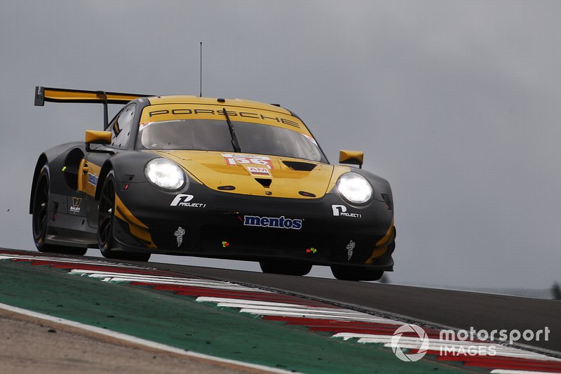 #56 Team Project 1 Porsche 911 RSR: Egidio Perfetti, Laurents Horr, Matteo Cairoli 