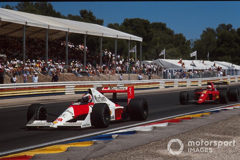 Gerhard Berger, McLaren, Nigel Mansell, Ferrari