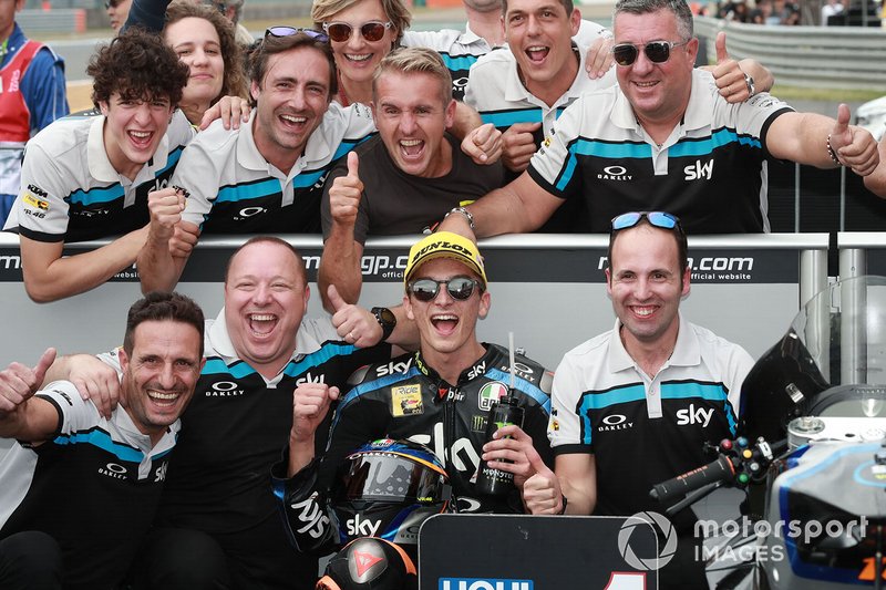 Il vincitore della gara Luca Marini, Sky Racing Team VR46