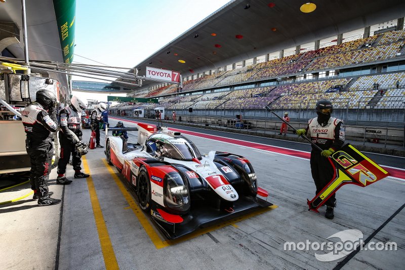 #7 Toyota Gazoo Racing Toyota TS050 - Hybrid: Mike Conway, Kamui Kobayashi, Jose Maria Lopez  