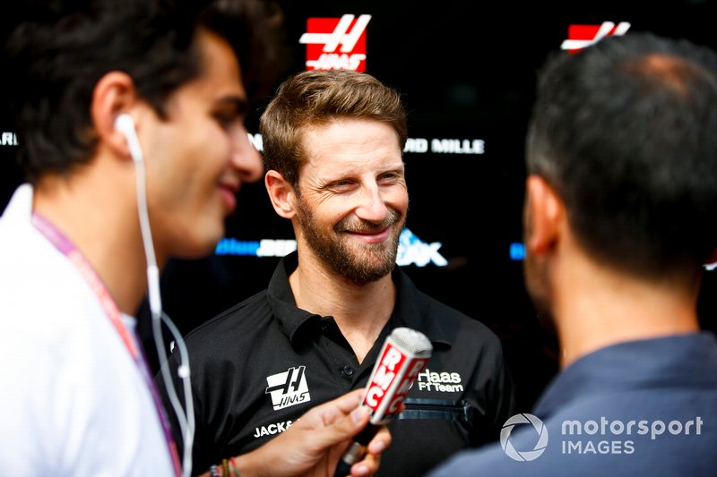 Romain Grosjean, Haas F1 parla ai media 