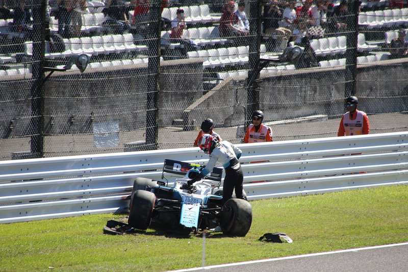 Choque de Robert Kubica, Williams FW42