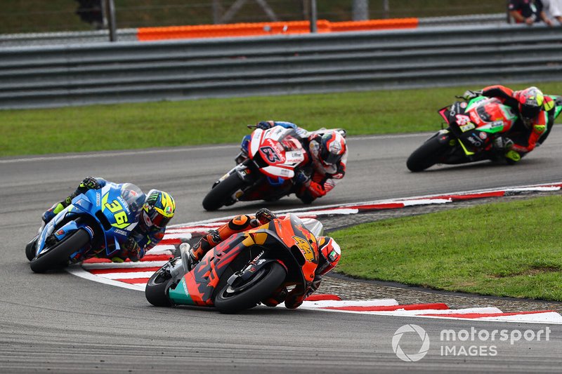 Pol Espargaro, Red Bull KTM Factory Racing, Joan Mir, Team Suzuki MotoGP, Francesco Bagnaia, Pramac Racing, Aleix Espargaro, Aprilia Racing Team Gresini