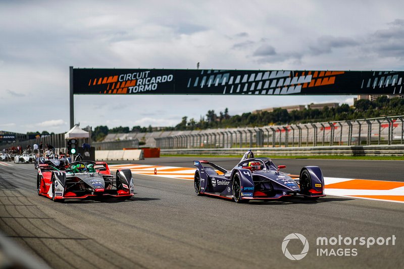 Lucas Di Grassi, Audi Sport ABT Schaeffler, Audi e-tron FE06, Robin Frijns, Envision Virgin Racing, Audi e-tron FE06