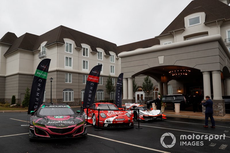 #86 Meyer Shank Racing w/ Curb-Agajanian Acura NSX GT3, GTD: Mario Farnbacher, Trent Hindman, Justin Marks, #912 Porsche GT Team Porsche 911 RSR, GTLM: Earl Bamber, Laurens Vanthoor, Mathieu Jaminet, #6 Acura Team Penske Acura DPi, DPi: Juan Pabloy Montoya, Dane Cameron, champions