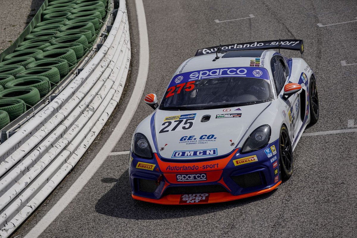 #275 Autorlando Sport, Porsche 718 Cayman GT4: Dario Cerati, Giuseppe Ghezzi