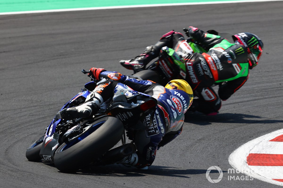Garrett Gerloff, GRT Yamaha WorldSBK Team, Alex Lowes, Kawasaki Racing Team WorldSBK