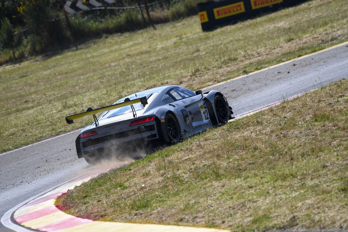 #12 Audi Sport Italia, Audi R8 LMS GT3: Mattia Drudi, Lorenzo Ferrari, Riccardo Agostini