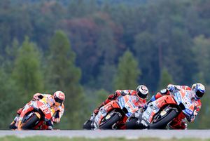 Andrea Dovizioso, Ducati Team, Jorge Lorenzo, Ducati Team, Marc Marquez, Repsol Honda Team