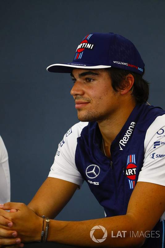 Lance Stroll, Williams Racing, in the Thursday press conference