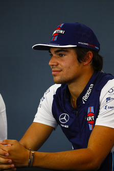 Lance Stroll, Williams Racing, basın toplantısı