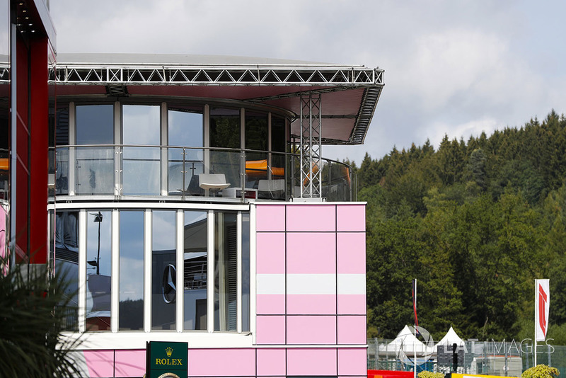 Hospitality Force India nel paddock