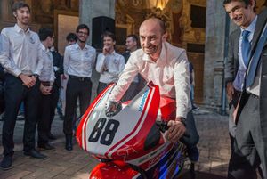Claudio Domenicali alla presentazione UniBo Motorsport