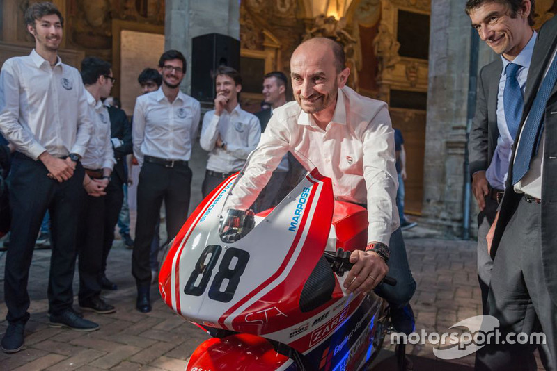 Claudio Domenicali alla presentazione UniBo Motorsport