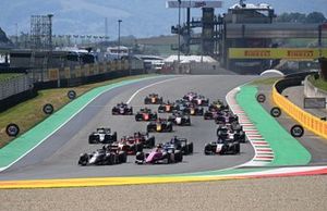 Christian Lundgaard, ART Grand Prix and Artem Markelov, BWT HWA Racelab head the field