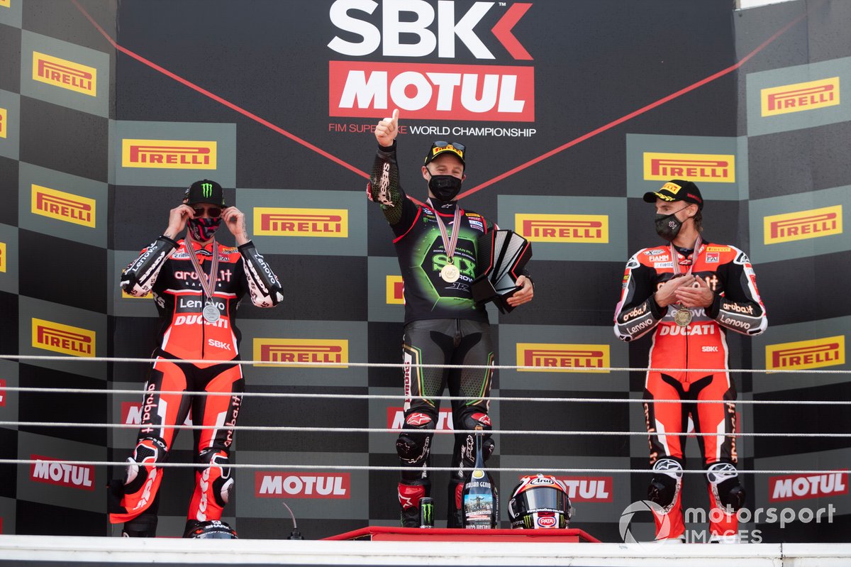 Scott Redding, Aruba.it Racing Ducati, Jonathan Rea, Kawasaki Racing Team, Chaz Davies, ARUBA.IT Racing Ducati