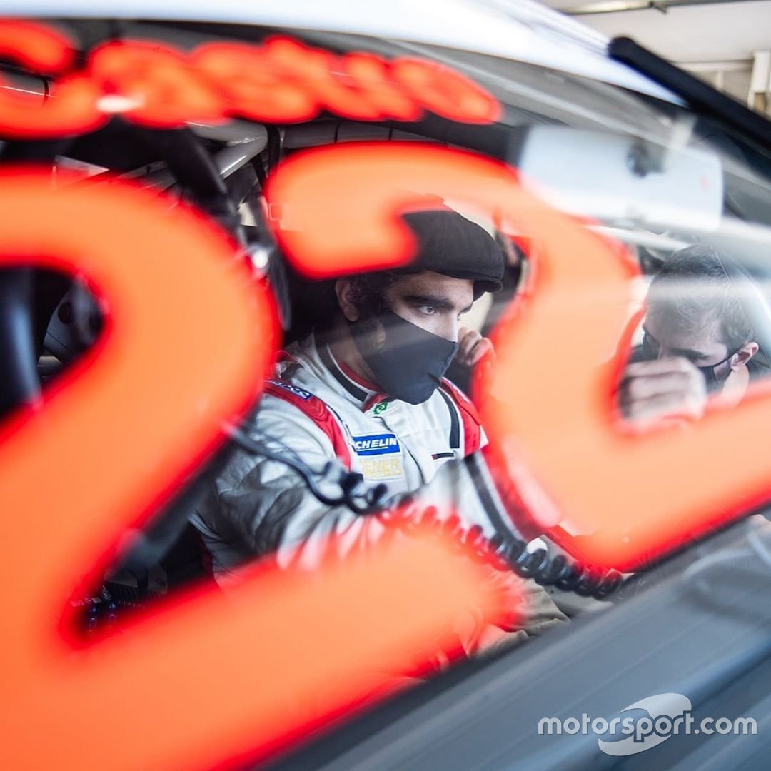 Caio Castro em treino da Porsche Cup