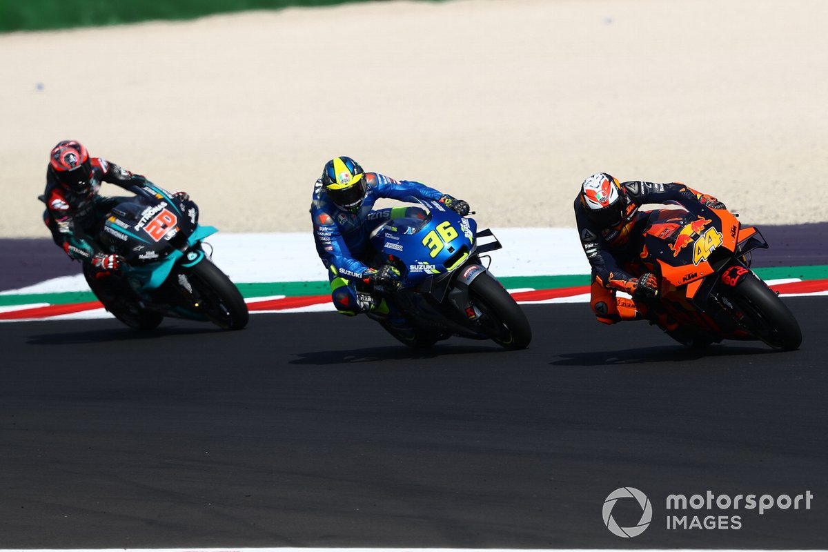 Pol Espargaró, Red Bull KTM Factory Racing Joan Mir, Team Suzuki MotoGP Fabio Quartararo, Petronas Yamaha SRT