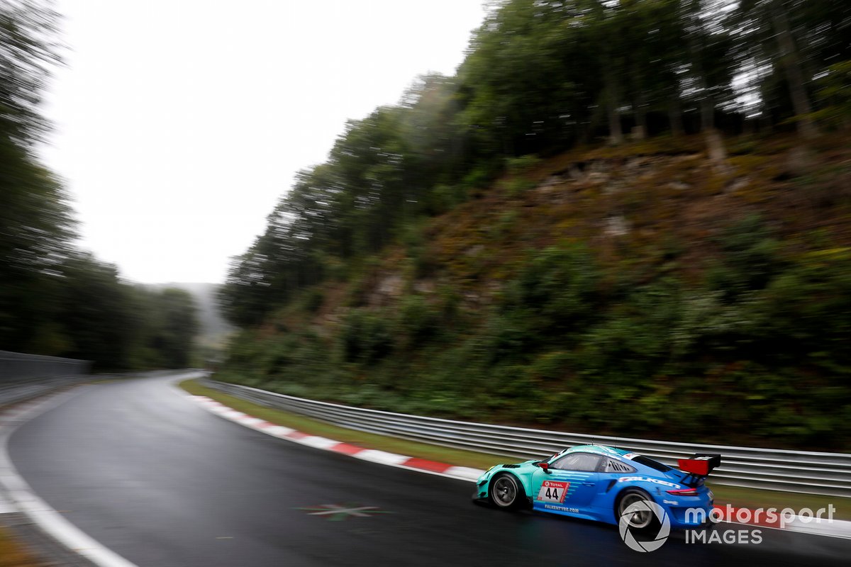 #44 Porsche 911 GT3 R, Falken Motorsports: Klaus Bachler, Martin Ragginger, Peter Drumbreck, Sven Müller