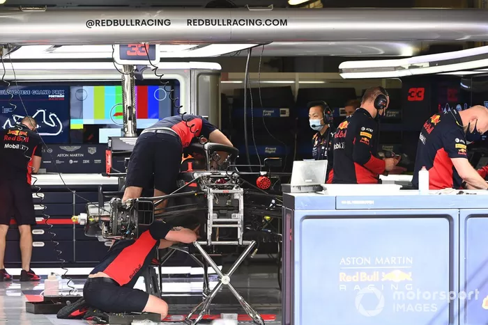 Detalle técnico del Red Bull 