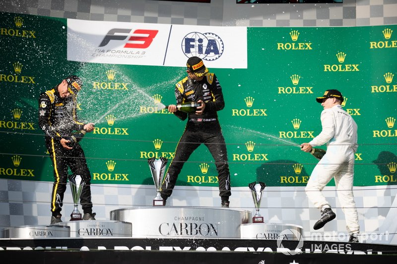 Christian Lundgaard, ART Grand Prix Max Fewtrell, ART Grand Prix e Jake Hughes, HWA RACELAB