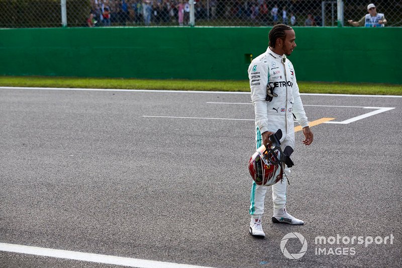 Lewis Hamilton, Mercedes AMG F1 in Parc Ferme