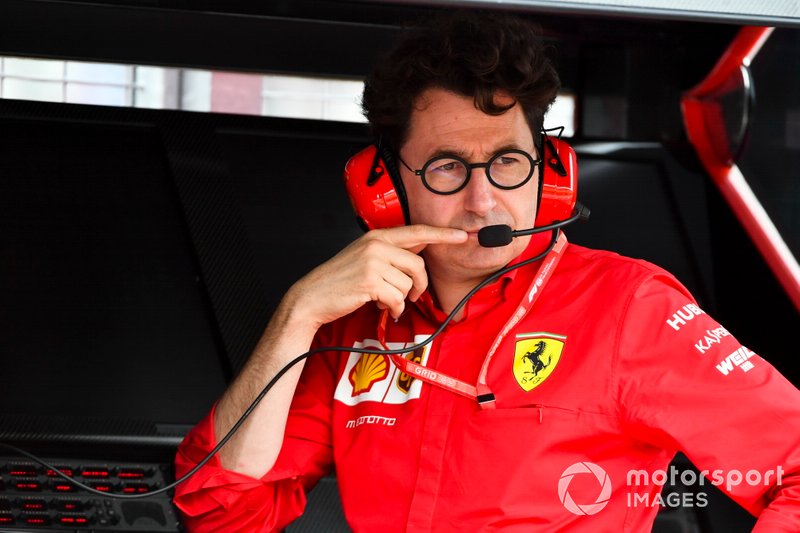 Mattia Binotto, director del equipo Ferrari