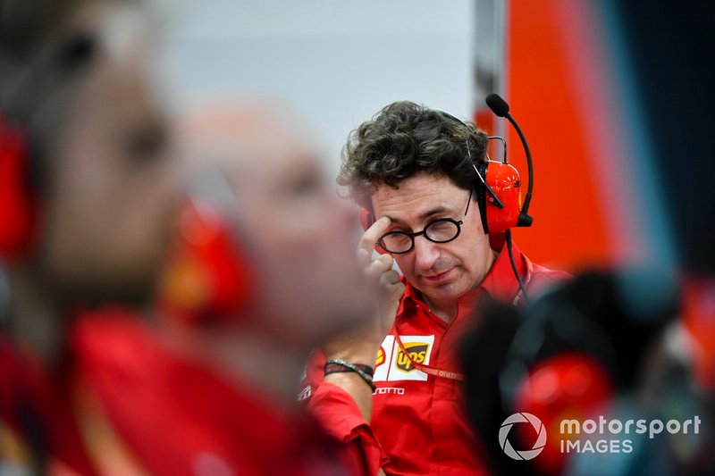 Mattia Binotto, director del equipo Ferrari