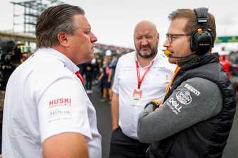 Zak Brown, Executive Director, McLaren, and Andreas Seidl, Team Principal, McLaren