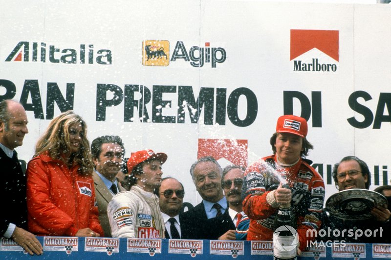 Race winner Didier Pironi, Ferrari 