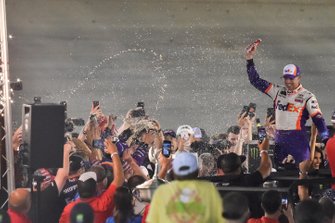 Race Winner Denny Hamlin, Joe Gibbs Racing, Toyota Camry