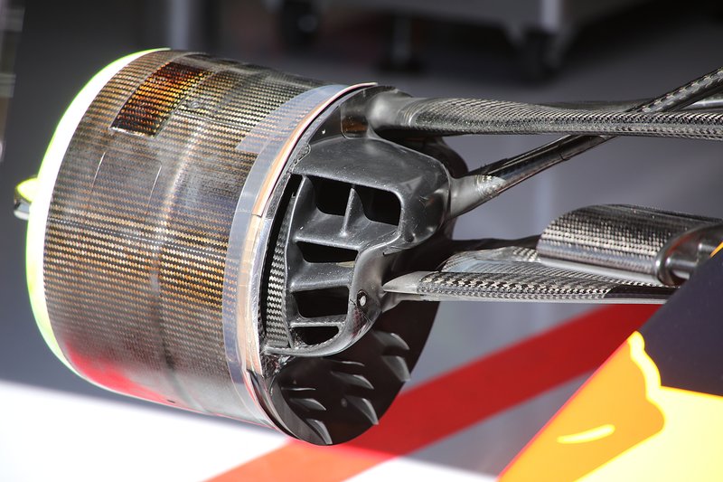 Tambor de freio dianteiro da Red Bull Racing RB15