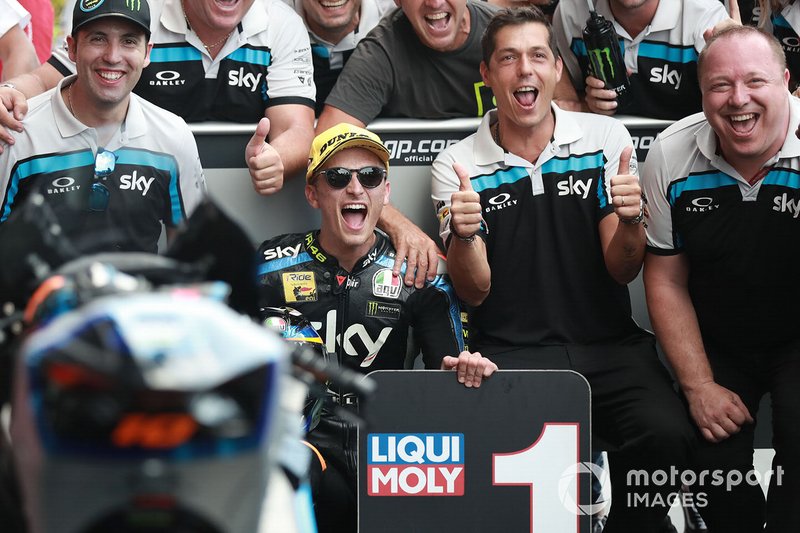 Il vincitore della gara Luca Marini, Sky Racing Team VR46