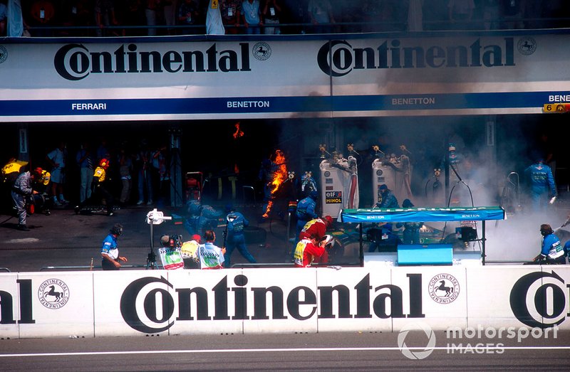 Der Feuerunfall von Verstappen