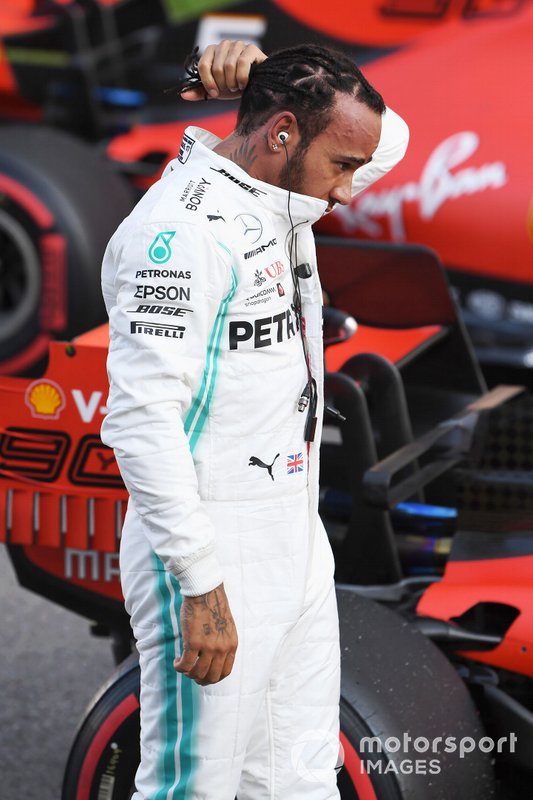 Lewis Hamilton, Mercedes AMG F1, after Qualifying