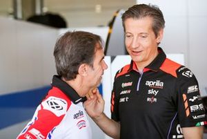 Davide Brivio, Massimo Rivola, CEO de Aprilia Racing
